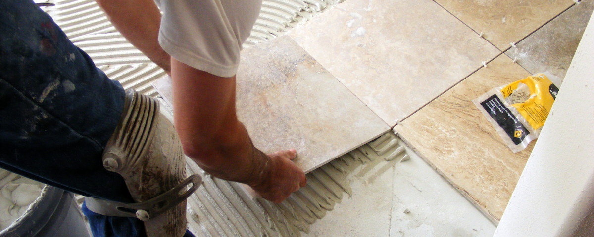 preparing the floor