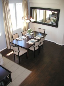 re-modelled formal dining room
