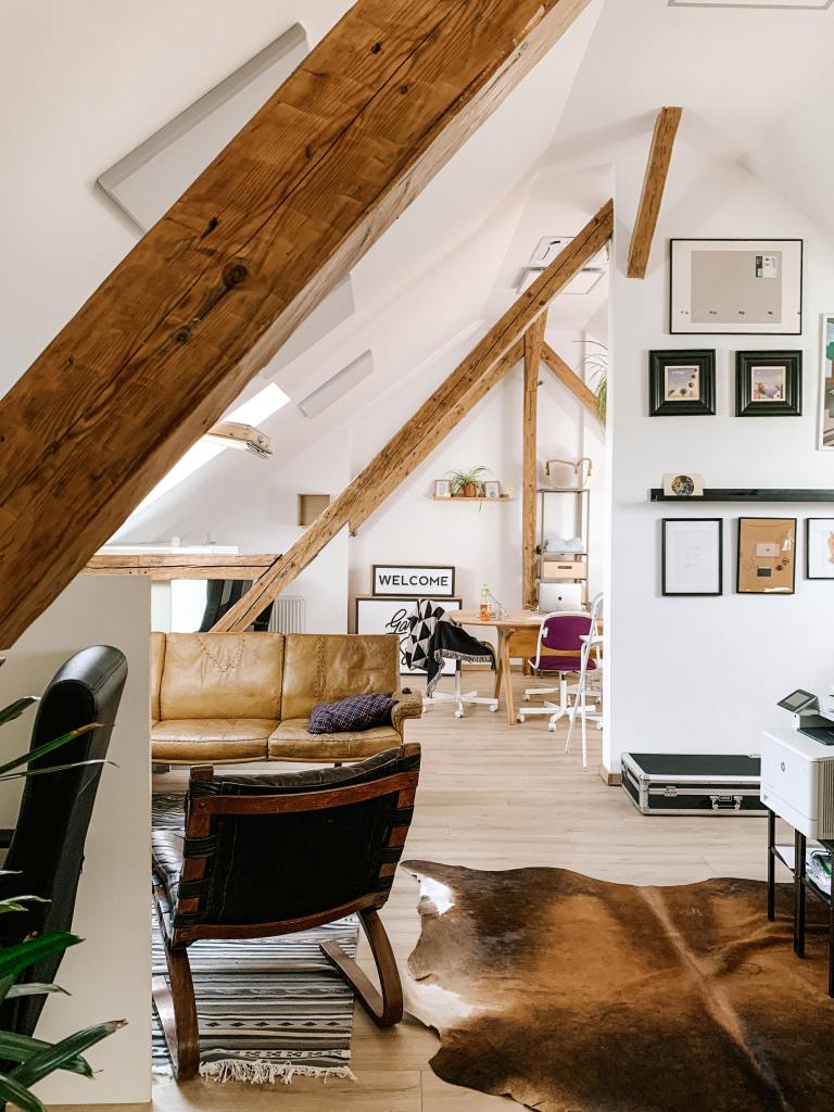 Gorgeous loft that has been converted into extra living space
