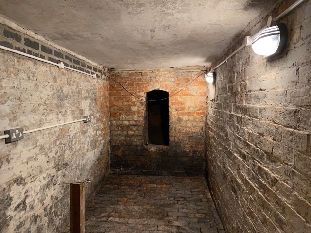 victorian coal room lighting cellar