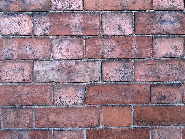 Victorian bricks with lime mortar