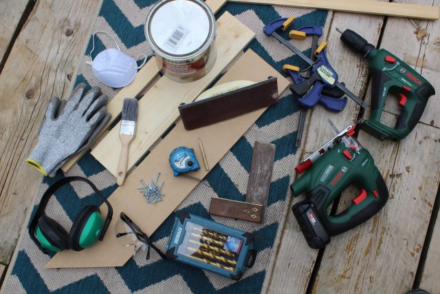Tools For Making DIY Triangle Shelves