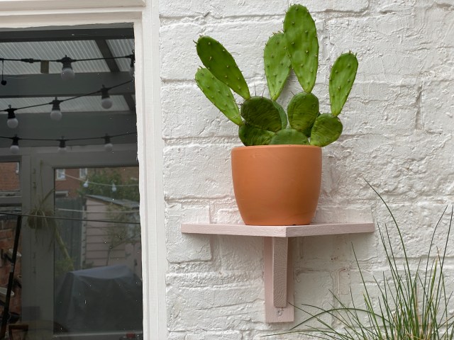 DIY Triangle Plant Pot Shelf