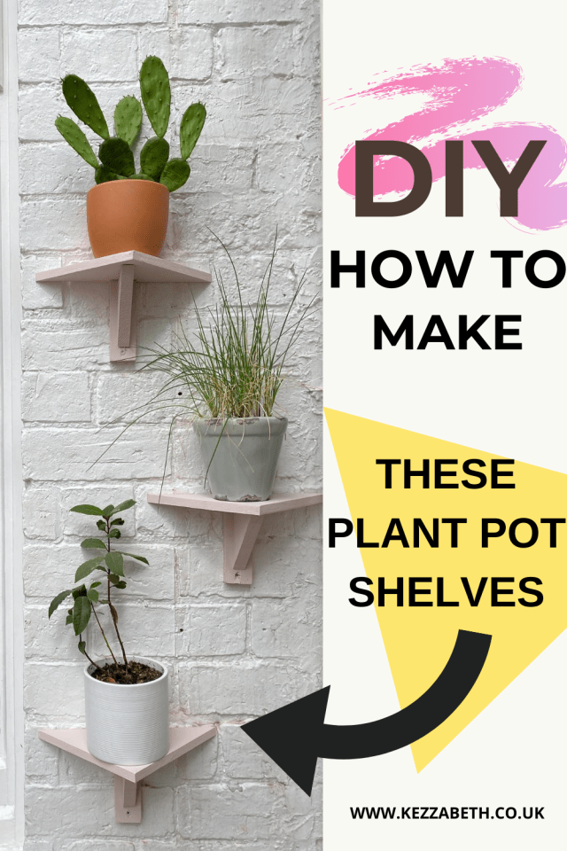 DIY Plant Pot Shelves