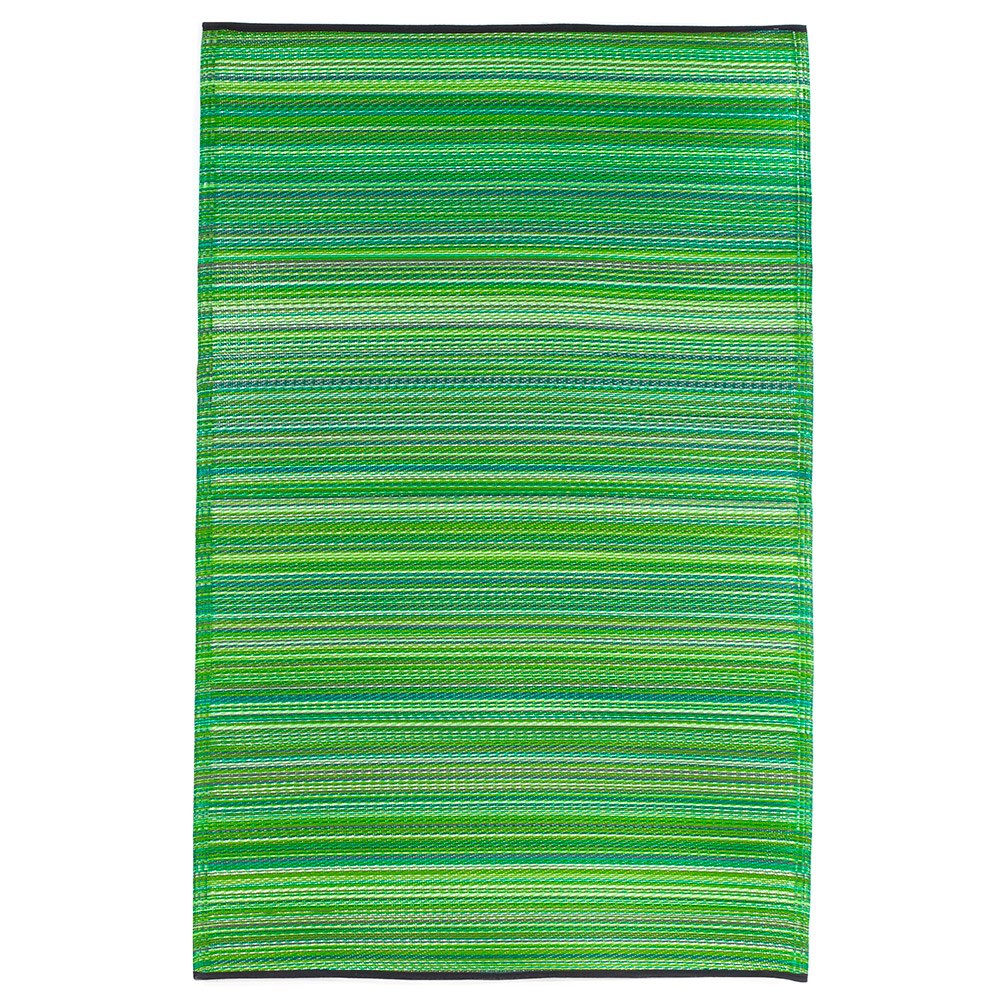 Bright and punchy Cancun indoor/outdoor rug in viper green, Fab Hab