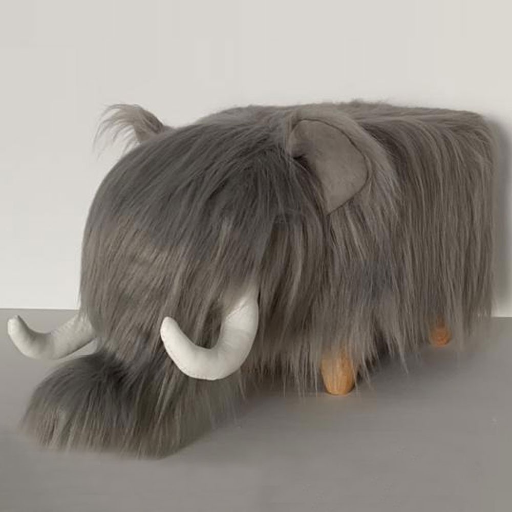Wilma the woolly mammouth footstool, Red Candy